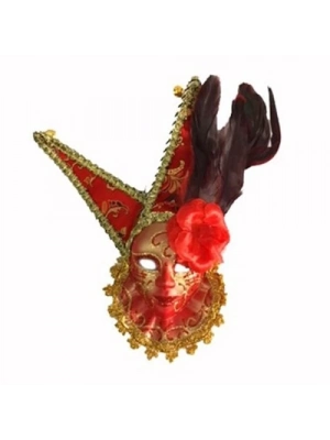 Rönesans Tüylü Parti Maskesi