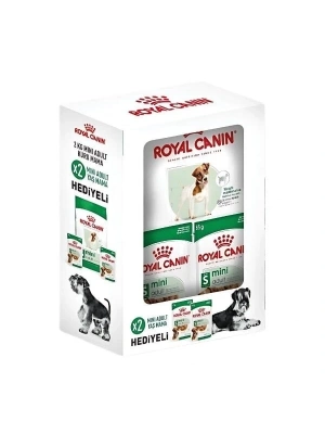 Royal Canin Mini Adult Küçük Irk Yetişkin Köpek Maması 2 Kg+2 Konserve Hediyeli