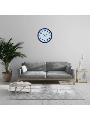 Royal Lacivert 36 Cm Duvar Saati