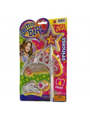 S01002256 KOKOŞ SET TAÇ/ASA SİMLİ 4PRÇ KRTL