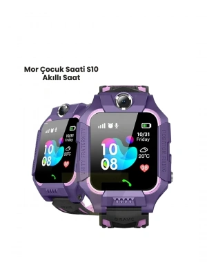 S10 Mor Akıllı Çocuk Saati
