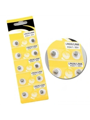 Saat Pili - Düğme Pil 10lu Paket Lr626-lr66 Ag4-1.55v