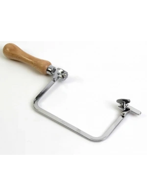 Sabit Kıl Testere Kolu - Ahşap Sap 13,5cm