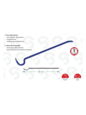 Sait Demirci Sk 6000 Kısa Sökü Demiri - 1200 Gr, 61cm