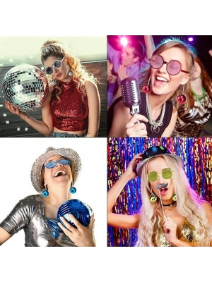 Sallanan Disko Top Küpeli Gözlük