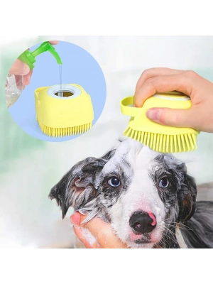 Şampuan Hazneli Kedi Köpek Yıkama Kesesi