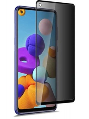 Samsung A21s Uyumlu Hayalet Ekran Gizli Tam Kaplayan Kırılmaz Cam Seramik Ekran Koruyucu Film