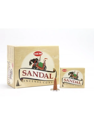 Sandal Aromalı Konik Tütsü
