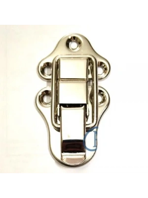 Sandık, Kutu Klipsi, Ön Kilidi - 72x40mm, Nikel, 1 Adet