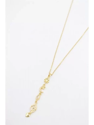 Şans Y Kolye - Altın