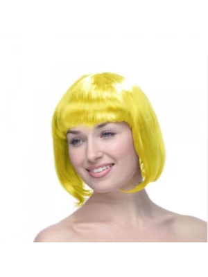Sarı Küt Peruk Saç