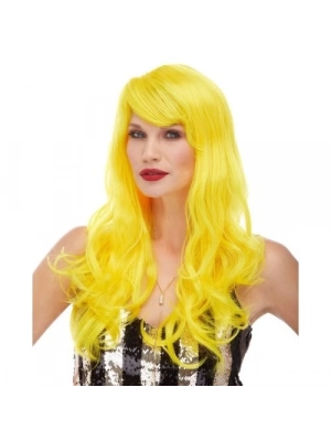 Sarı Renk Parti Peruğu