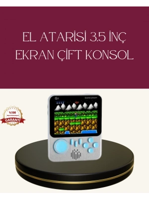 Şarjlı 3.5 İnç Retro Oyun Konsolu