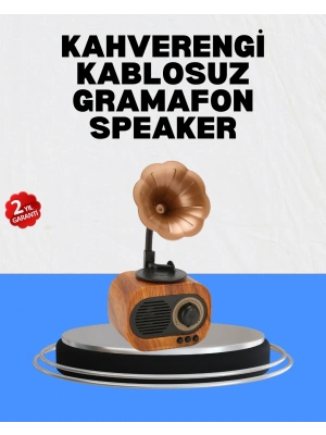 Şarjlı Mini Retro Radyo Bluetooth Hoparlör Çoklu Bağlantı Seçenekli