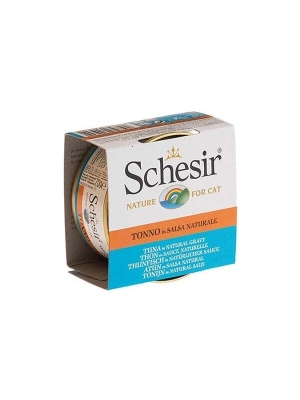 Schesir Broth Naturel Sauce Ton Balıklı Pouch Yetişkin Konserve Kedi Maması 1 Adet 70 Gr