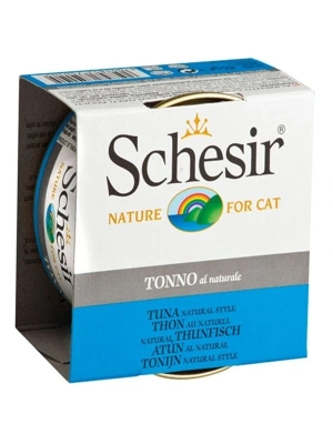 Schesir Ton Balıklı Naturel Konserve Kedi Maması 1 Adet 85 Gr