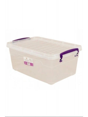 Şeffaf Çok Amaçlı 30 Lt Dikdörtgen Saklama Kabı 48x32x29 Royaleks-82113
