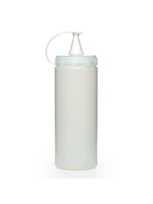 ®  Şeffaf Kapaklı Sızdırmaz Yağlık Sosluk Şişesi Plastik Yağdanlık 400 ml AP-9028