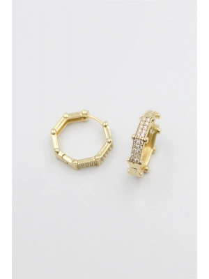 Sekizgen Küpe - Altın