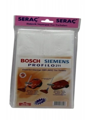 Seraç Bez Süpürge Torbası Bosch Siemens No:050 Süpürge Torbası