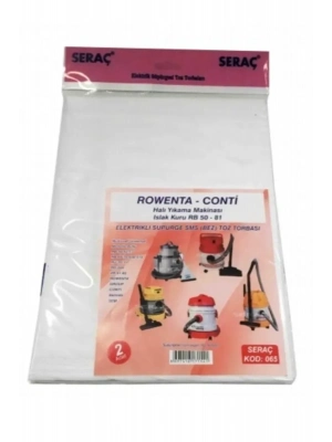 Seraç Elektrik Süpürgesi Toz Torbası 2 Li Rowenta Conti
