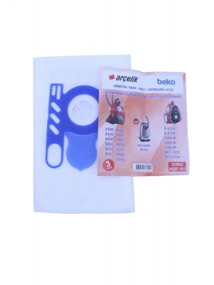 Seraç Elektrikli Süpürge Torbası No : 53 Orbital Kanguru 3 Lü