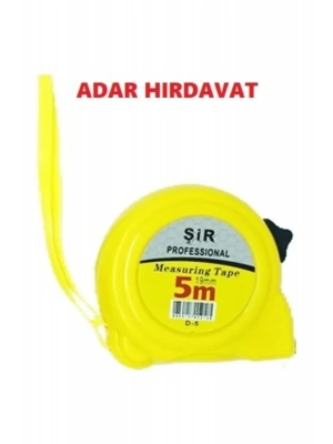 Şerit Metre Sarı Siyah Profesyonel 3x19Mm Royaleks-ÖZŞ-8879