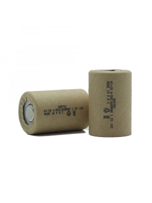 Sertec 1.2v Ni-cd  4/5 Sc 1500 Mah Kağıt Şarjlı Pil 10c (başsız/flat Head)