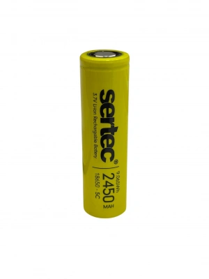 Sertec 18650 3.7v 2450 Mah 5c Li-ıon Şarjlı Pil