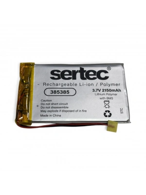 Sertec 385385 3.7v 2150 Mah Li-polymer Pil (devreli/1.5a)
