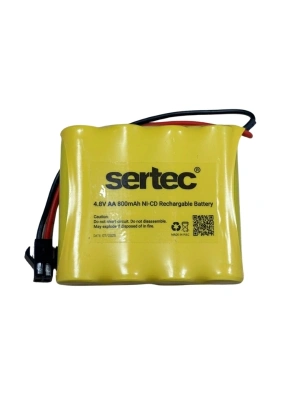Sertec 4.8v 4s1p Aa 800 Mah Kablo + Siyah Konnektörlü Oyuncak Pili