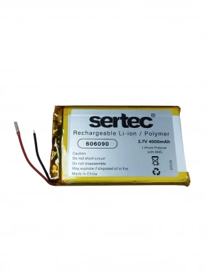 Sertec 606090 3.7v 4000mah Li-polymer Pil (devreli/1.5a)