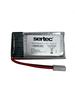 Sertec / 702035 / 3.7v - 400mah - 25c Beyaz Soket