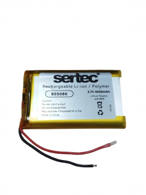 Sertec 855080 3.7v 4000mah Li-polymer Pil (devreli/1.5a)