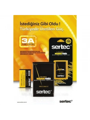 Sertec - Nokia / Nok-bp-6m / 3650 Uyumlu Batarya