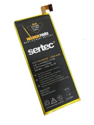 Sertec - Turkcell T-50 Uyumlu Batarya