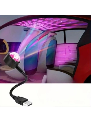 Sese Duyarlı USB Araç İçi Ambiyans Işığı
