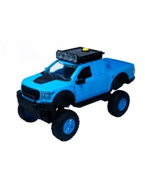 Sesli Işıklı İş Makinaları 25 cm Kamyon - 4016 - Mavi