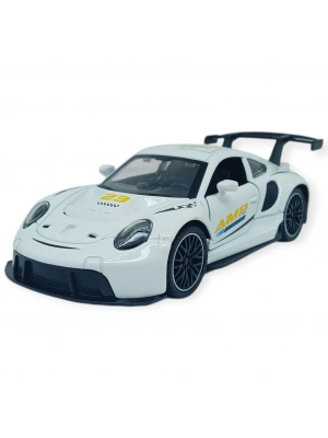 Sesli Işıklı Spor Araba 15 cm - 3291D - Beyaz
