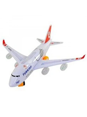 Sesli Işıklı Yerde Gezen THY Uçak - Boing 747