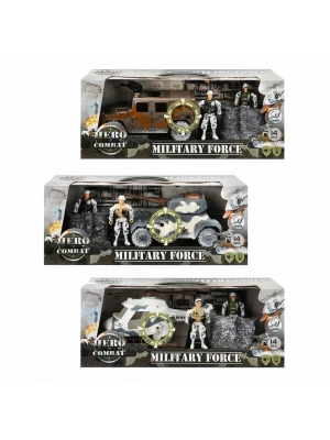 ® Sesli Ve Işıklı Kar Temalı Askeri Araçlar Oyun Seti