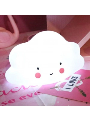 Sevimli Bulut Şeklinde Led Dekoratif Gece ası Aydınlatması