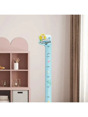Sevimli Deniz Kızı Boy Ölçüsü Sticker