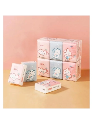 Sevimli Figürlü Çocuk Mendili 9lu Paket