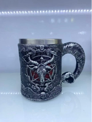 Şeytan Çelik Kupa Bardak Kod 1116