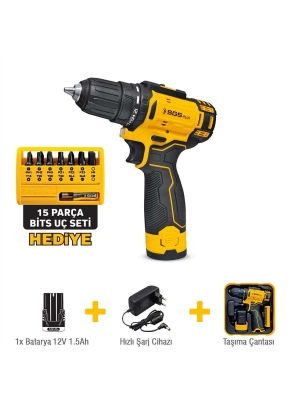 ® SGS 5147 Akülü Vidalama 12 Volt 1,5 Ah