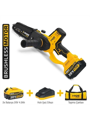 ® Sgs 5310 Zincirli Kömürsüz Ağaç Budama Testeresi 20 Volt