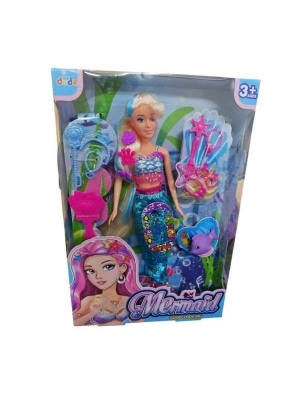 ® SH40687 KUT.MERMAİD DENİZ KIZI BEBEK 29CM -ZRV
