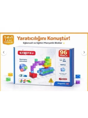 SH59839 MAGNET KÜP YAPI BLOK SETİ 96 PARÇA
