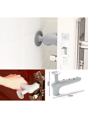 ® Silikon Duvar Koruyucu Kapı Stoperi GRİ